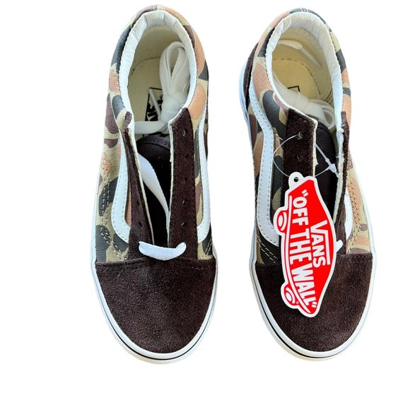 NWOB VANS Camo The Old Skool Skate Shoes 1 - Picture 3 of 8